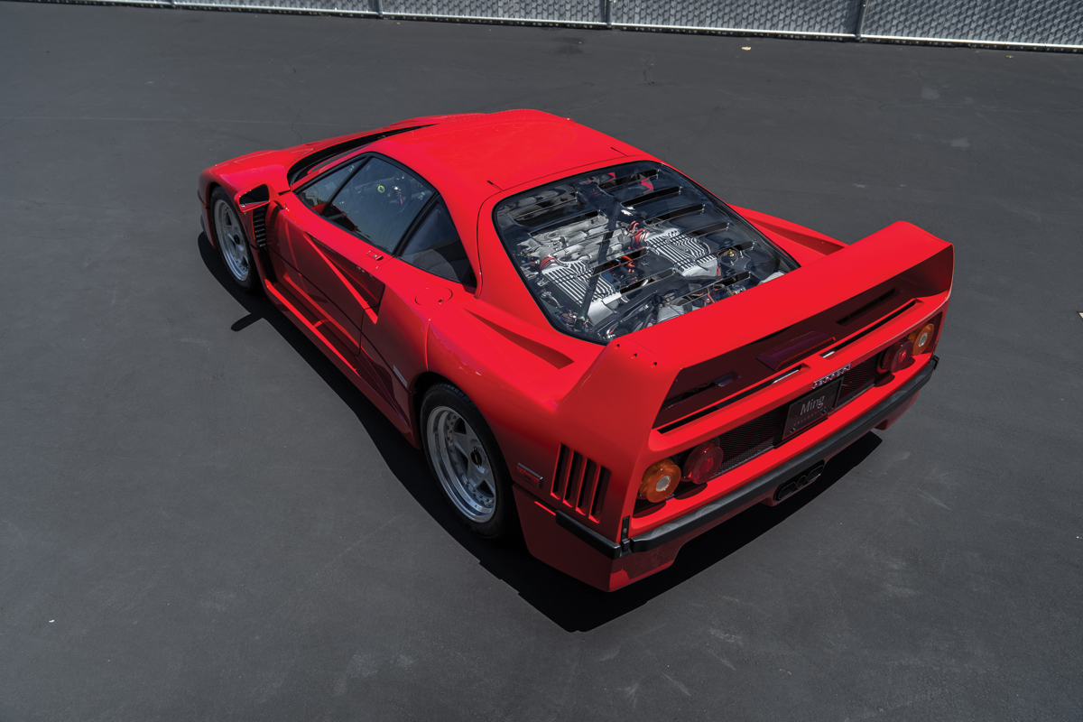 1991 Ferrari F40 offered at RM Sotheby’s Monterey live auction 2019